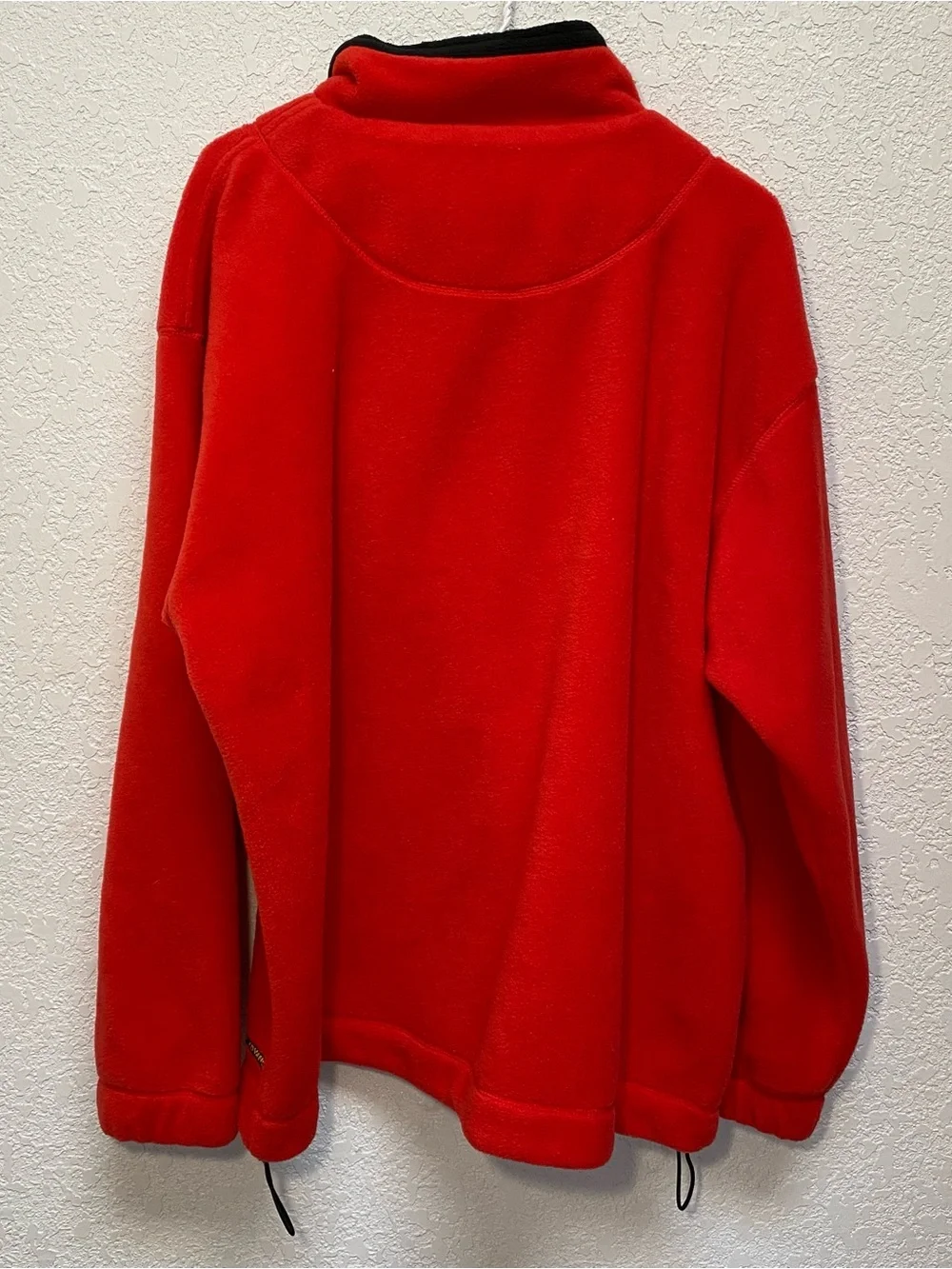 Vintage Ducati Shell Advance Pullover Men’s L Loose Fit Red Fleece Jacket Boxy